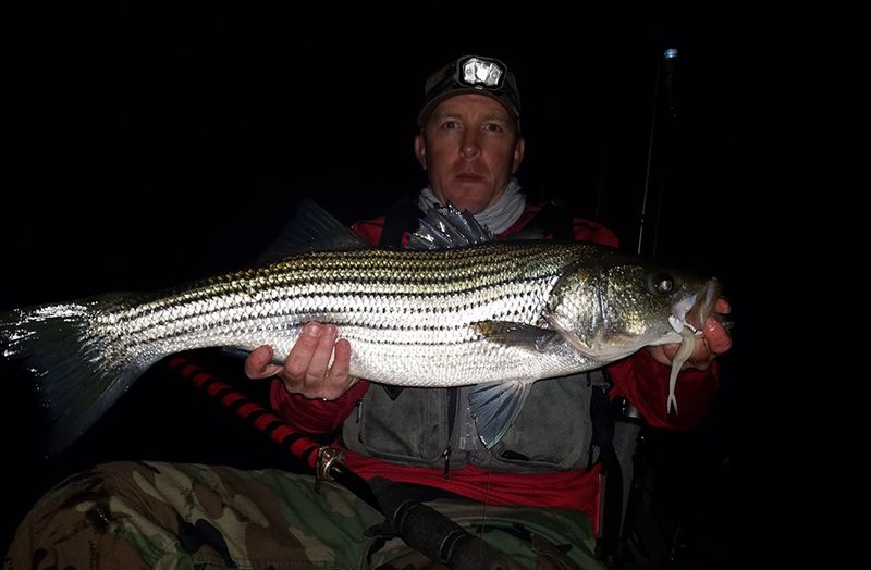 Night Fishing for Freshwater Striper - Old Town
