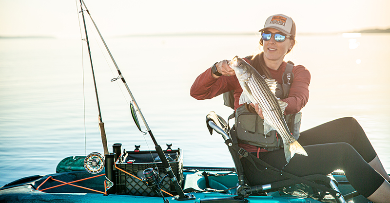 Techniques For Striped Bass Kayak Fishing - Old Town