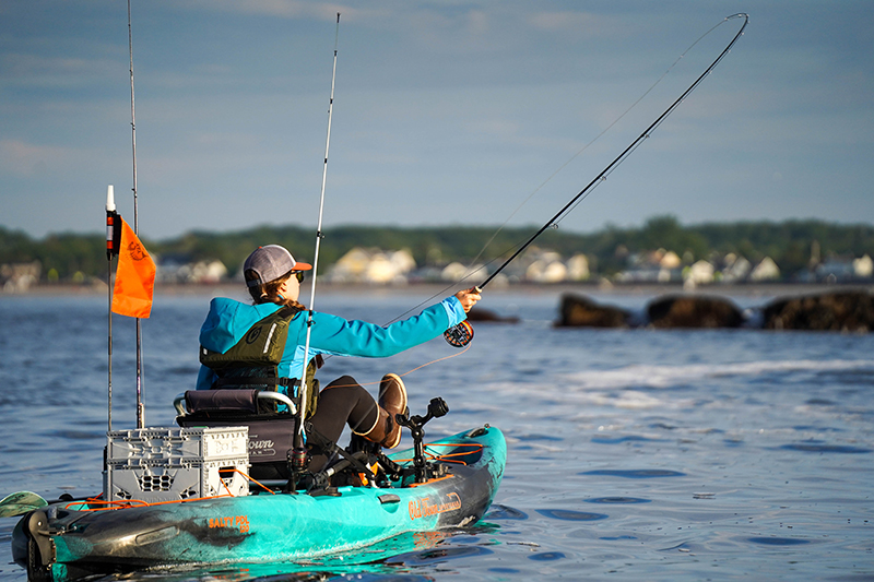 A Guide to Kayak Fly Fishing for Striped Bass - Old Town