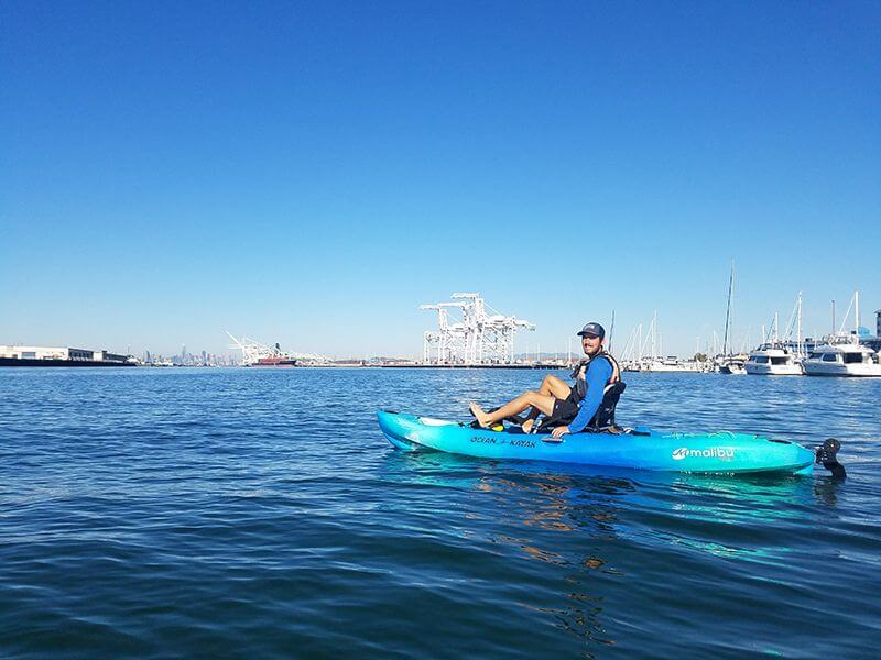 Ocean Kayak Malibu Pedal near Channel Islands California