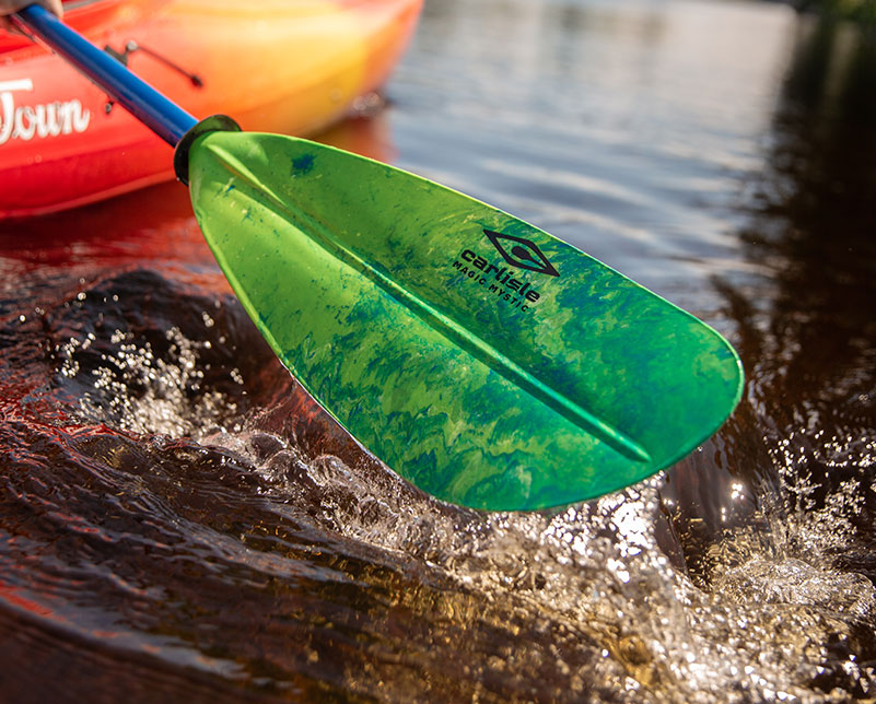Paddling with the Carlisle Magic Mystic paddle