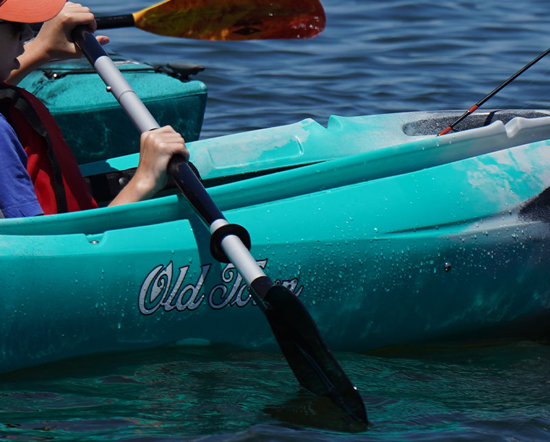 Paddling with the Carlisle Day Tripper 2 Piece Paddle