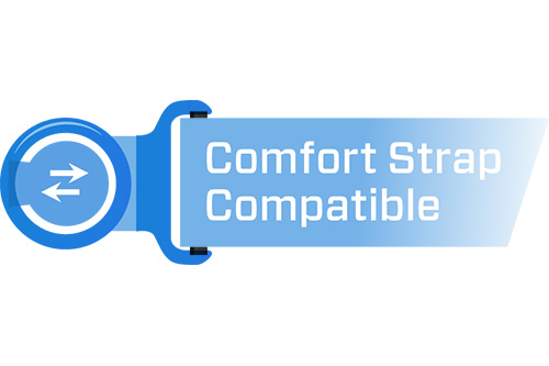 Easily swapped for a Comfort Strap